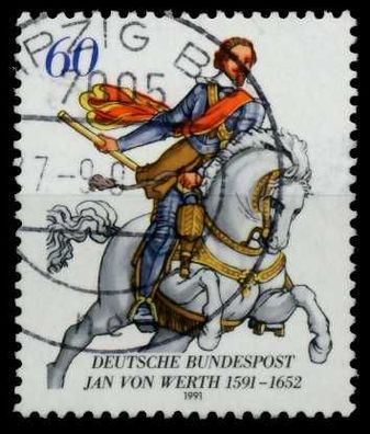 BRD 1991 Nr 1504 zentrisch gestempelt X84DDE2