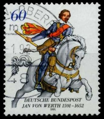 BRD 1991 Nr 1504 zentrisch gestempelt X84DDFA