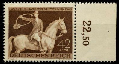 3. REICH 1943 Nr 854 postfrisch ORA X85998A