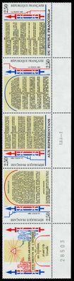 Frankreich 1989 Nr ZF+2735-2738 postfrisch 5ER STR URA S02564A
