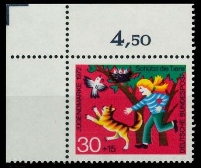 BRD 1972 Nr 713 postfrisch ECKE-OLI X8CD99A