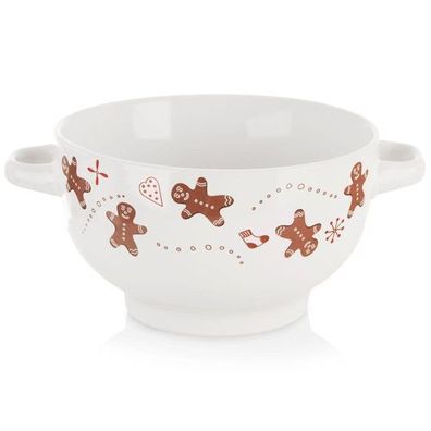 Keramik-Bouillonschüssel Lebkuchen 750 ml