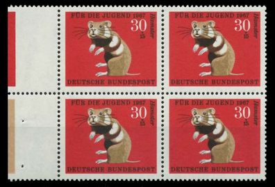 BRD 1967 Nr 531 postfrisch Viererblock SRA X7F0906