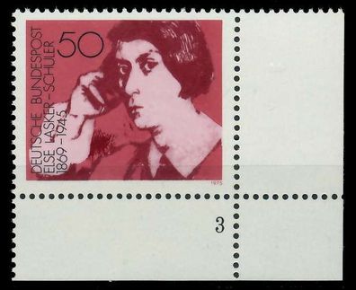 BRD 1975 Nr 828 postfrisch Formnummer 3 X80170E