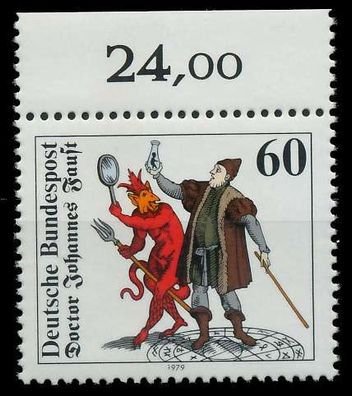 BRD 1979 Nr 1030 postfrisch ORA X807A62
