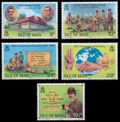 ISLE OF MAN 1982 Nr 203-207 postfrisch XAD0522