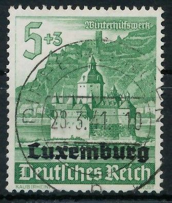BES. 2WK Luxemburg Nr 35 zentrisch gestempelt XB50D02