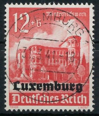 BES. 2WK Luxemburg Nr 38 zentrisch gestempelt XB50D16