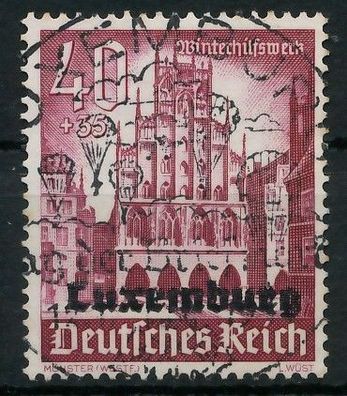 BES. 2WK Luxemburg Nr 41 zentrisch gestempelt XB50D26