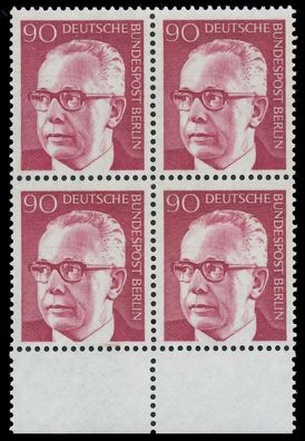 BERLIN DS Heinemann Nr 368 postfrisch Viererblock URA XB50DF2