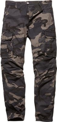 Vintage Industries Cargohose Reef Pants Dark Camo