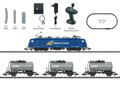 Trix 11158 Digital-Start Güterzug BR 120 Kesselwage Spur N