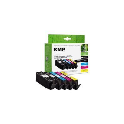 KMP Multipack kompatibel mit Canon PGI-580/CLI-581 BKCMY XXL