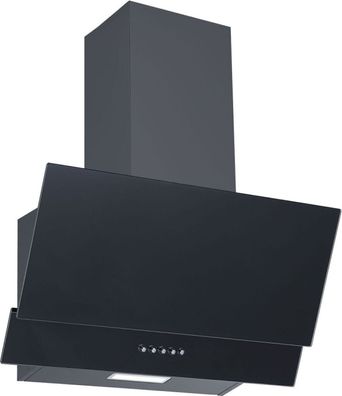 PKM Kopffreihaube KH9039H Schwarz Glas Abluft/Umluft 60cm