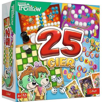Gra rodzinna Kalejdoskop 25 gier Rodzina Treflików Trefl 02824