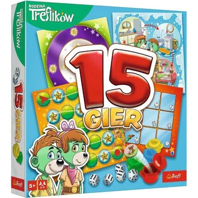 Brettspiel: 15 Spiele Die Treflik Familie Trefl 02823