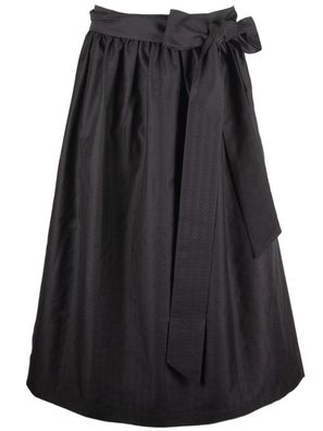 Dirndlschürze Otterfing 70cm Länge asphalt - Größe: 2XL