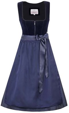 Dirndl Bidingen 65cm Länge nachtblau - Größe: 52
