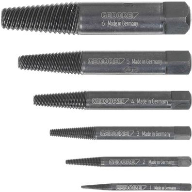 GEDORE Schraubenausdreher-Satz, 6-teilig, M3 - M24