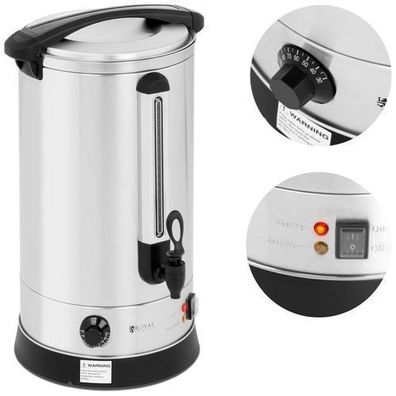 Doppelwandiger Warmwasserbereiter aus Stahl, 20,5 l, 2500 W