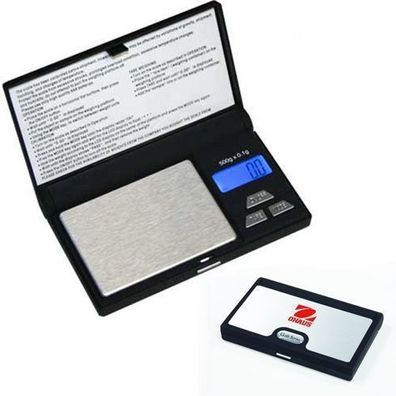 Präzisions-Taschenwaage für Schmuck mit Batterien YA 100 g / 0,01 g - OHAUS YA102