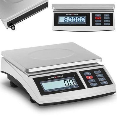 LCD-Paketwaage 21 x 27 cm 6 kg / 0,2 g