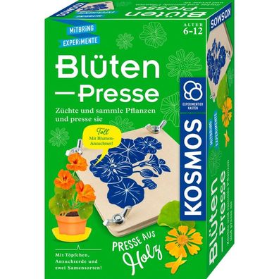 KOSMOS Blütenpresse, Experimentierkasten