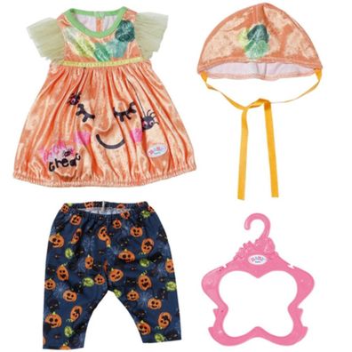 ZAPF Creation BABY born® Halloween Kürbiskleid, Puppenzubehör (43 cm)