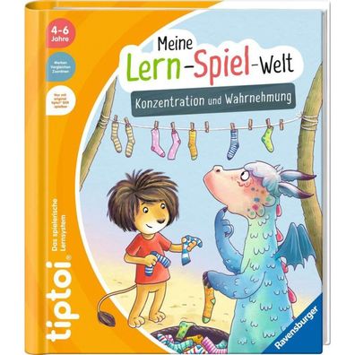 Ravensburger tiptoi Meine Lern-Spiel-Welt: Konzentration und Wahrnehmung, Lernbuch