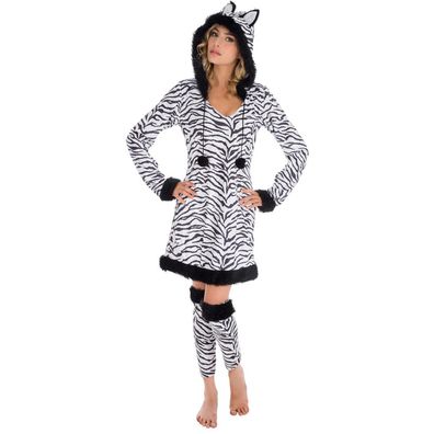 Zebrakleid mit Stulpen Chaks - Größe: 44-46