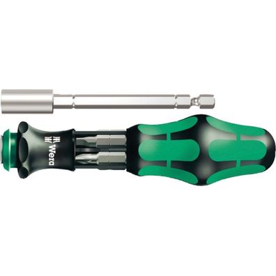 Wera Wera Teleskop-Bithalter Kraftform Kompakt 28 SB mit 6 Bits - 073240