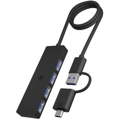 Icy Box Ib-Hub1424-C3 4 Port Usb 3.2 Gen 1 Hub
