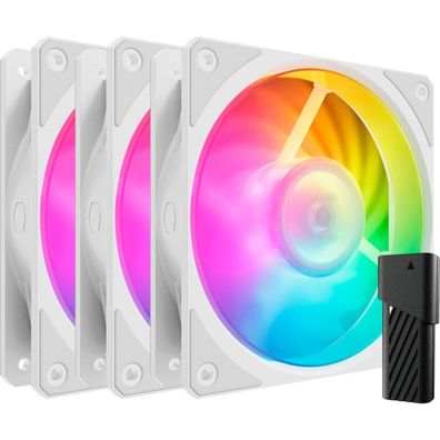 Coomas Mobius 120P Argb 3-Pack White