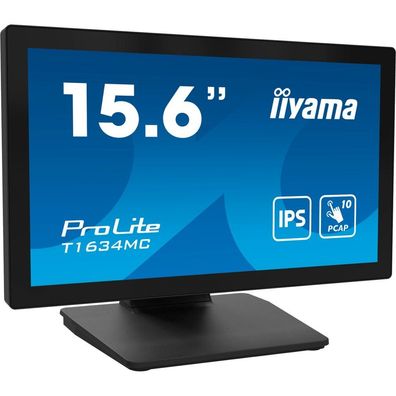 IIYAMA 39.5cm (15,6") T1634MC-B1S, 16:9, M-Touch HDMI+DP+VGA retail
