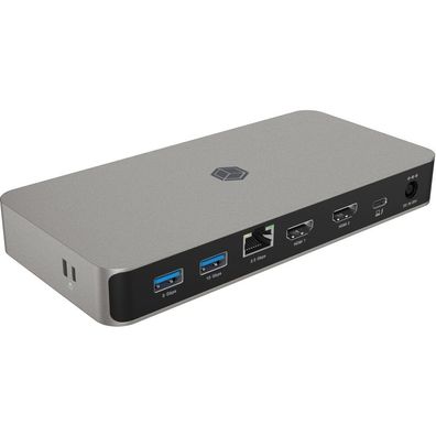 Icy Box Dockingstation IcyBox USB Type-C mit zweifacher Videoausgabe retail