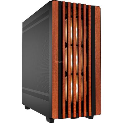 Sharkoon Gehäuse Rebel C70M, RGB, ATX, 1xMetall holz