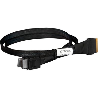 IcyDock Kabel SlimSAS 8i to 2 x OCulink 4i Cable, PCIe 4.0