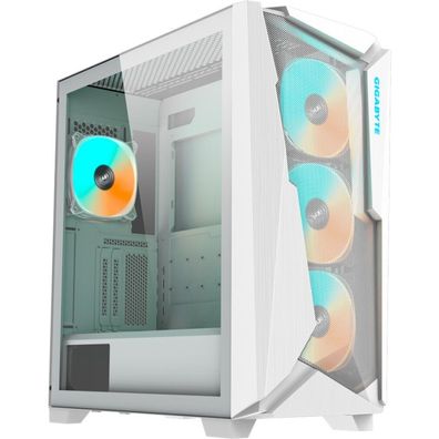 Gigabyte Gigabyte C301 Glass white V2, white, ATX