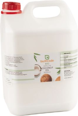 Bio Virgin Coconut Oil 5000 ml 1 Kanister