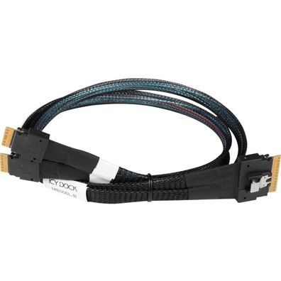 IcyDock Kabel SlimSAS 8i to 2 x SlimSAS 4i 0,5M Kabel