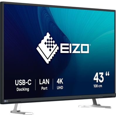 EIZO 108cm, (42,5") EV4340X-BK, 16:09 4K 2xHDMI+DP+USB-C IPS