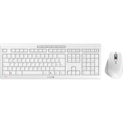 CHERRY TAS Desktop-set Stream Comfort Wir DE-Lay Weiß