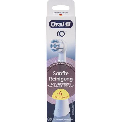Oral-B iO Aufsteckbürsten Sanfte Reinigung 4er