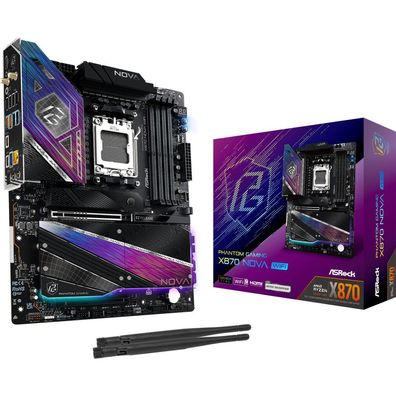 ASRock X870, Nova WiFi, AM5 ATX, HDMI/USB-C, DDR5