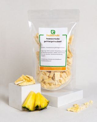 Gefriergetrocknete Ananasstécke 1 kg