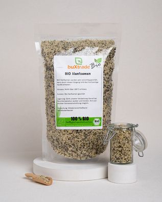 Bio Hanfsamen geschält 1 kg
