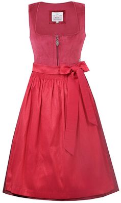 MarJo Dirndl Pinzberg 65cm Länge magenta - Größe: 44