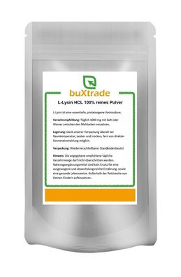 L-Lysin HCL 100% reines Pulver 1 kg