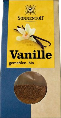 6x Sonnentor Vanillepulver, Packung 10g