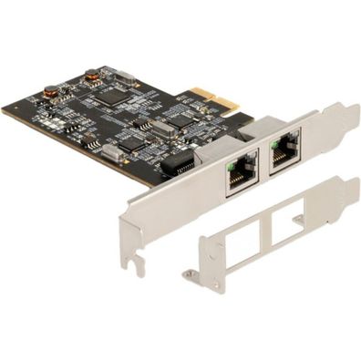 Delock Pci Express X2 Karte Auf 2 X Rj45 2,5 Gigabit Lan I22